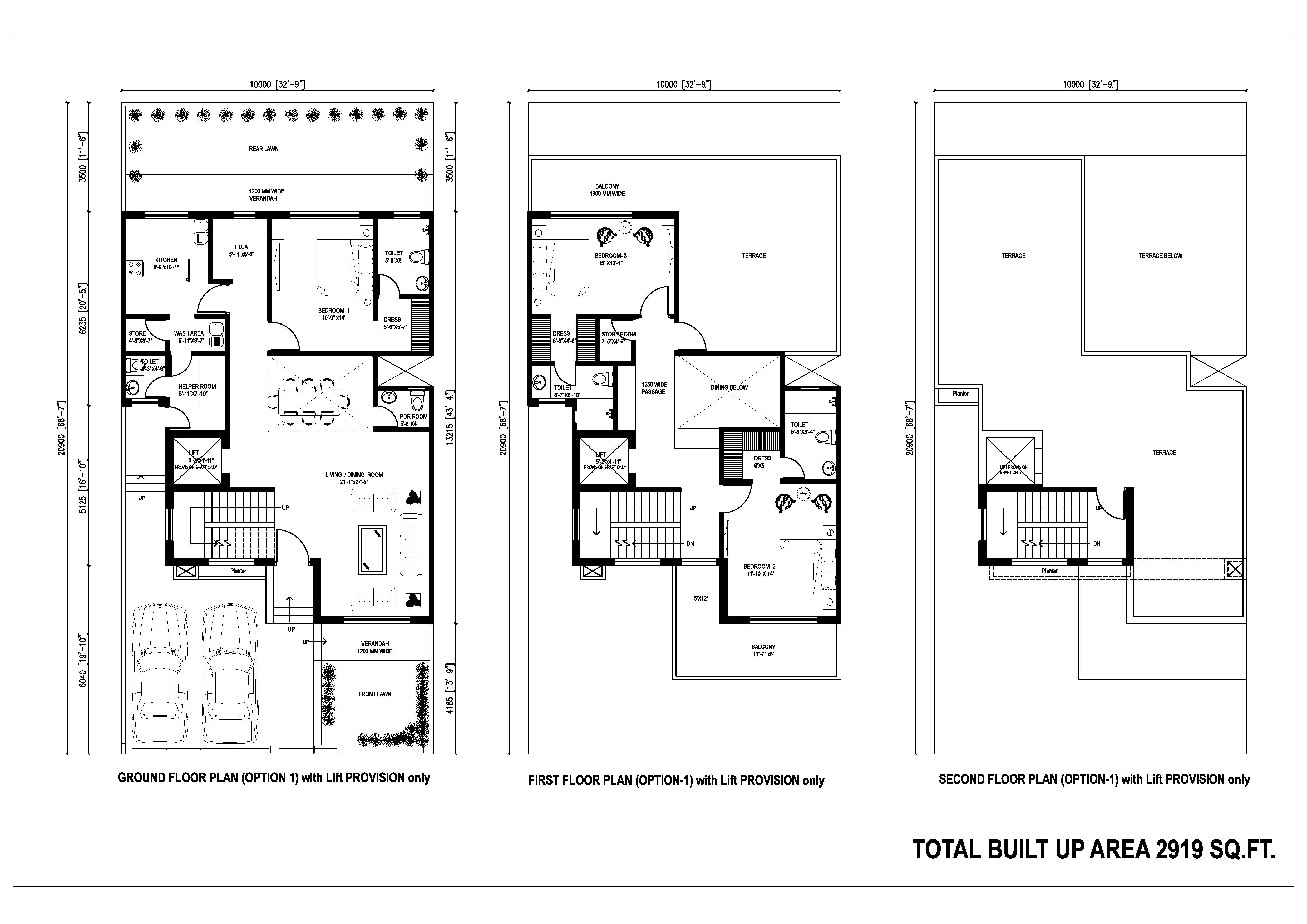 Fleur Villa, Central Park 3 Floor Plan 1